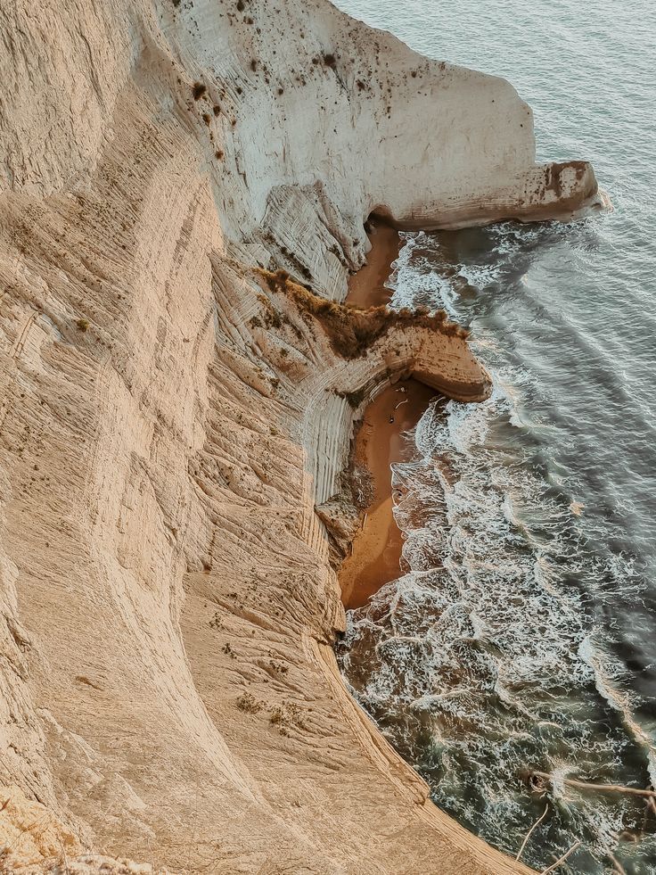 White cliffs in Corfu