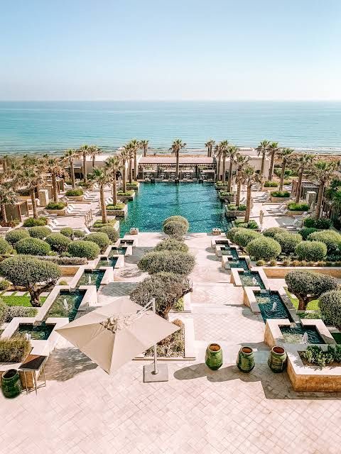 Four Seasons Hotel Tunis from above